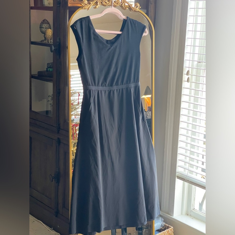 ATHLETA Black RYDER Athletic DRESS